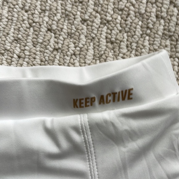 Zara Kids “Keep Active” logo White Pleated Tennis Skirt size 13-14 - Picture 2 of 6